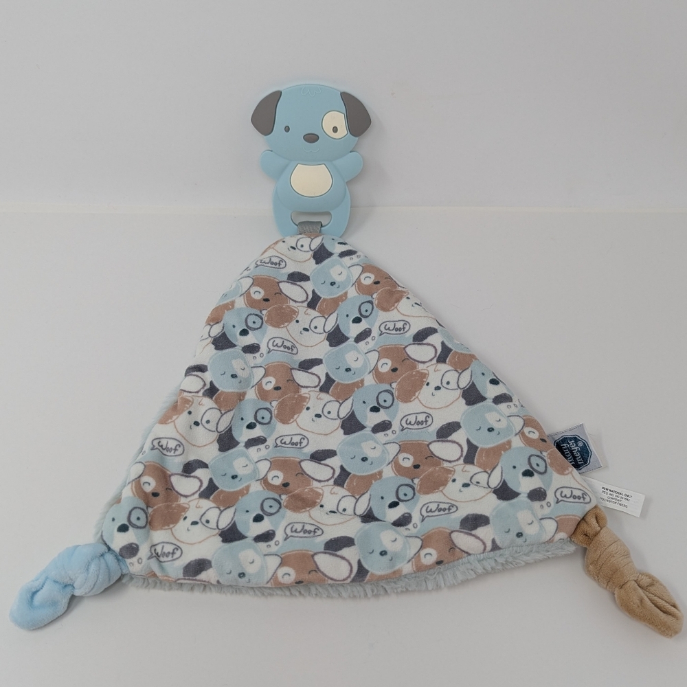Mary Meyer Baby Lovey Puppy Dog Blue Security Blanket
